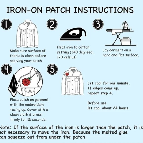 (1) Vintage Band Patch IRON ON Badge DIY Music Band Fan Clothing Embroidered - Picture 4 of 4